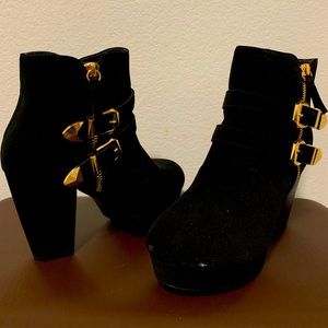 Black High Heel Boots for Women